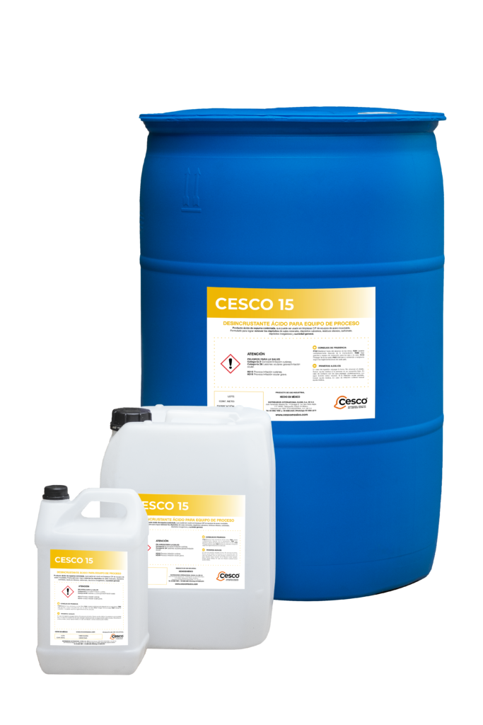 Desincrustante Ácido Para Equipo De Proceso | CESCO 15 - CESCO MÉXICO