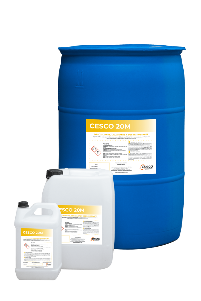 Desoxidante, Decapante Y Desincrustante | CESCO 20M - CESCO MÉXICO