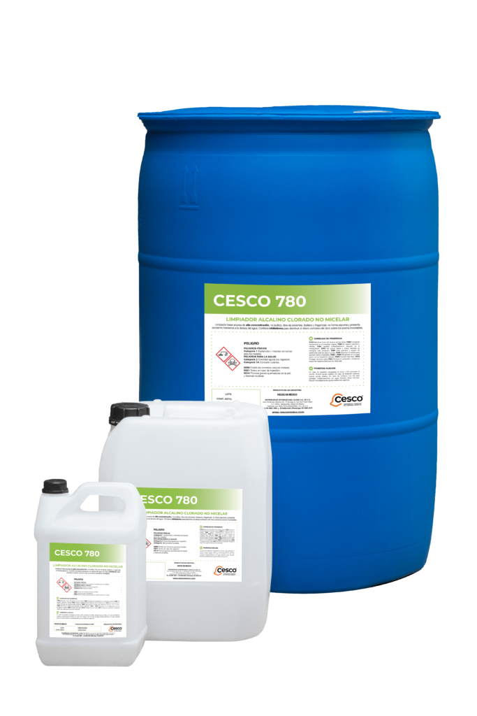 Limpiador Alcalino Clorado No Micelar | CESCO 780 - CESCO MÉXICO