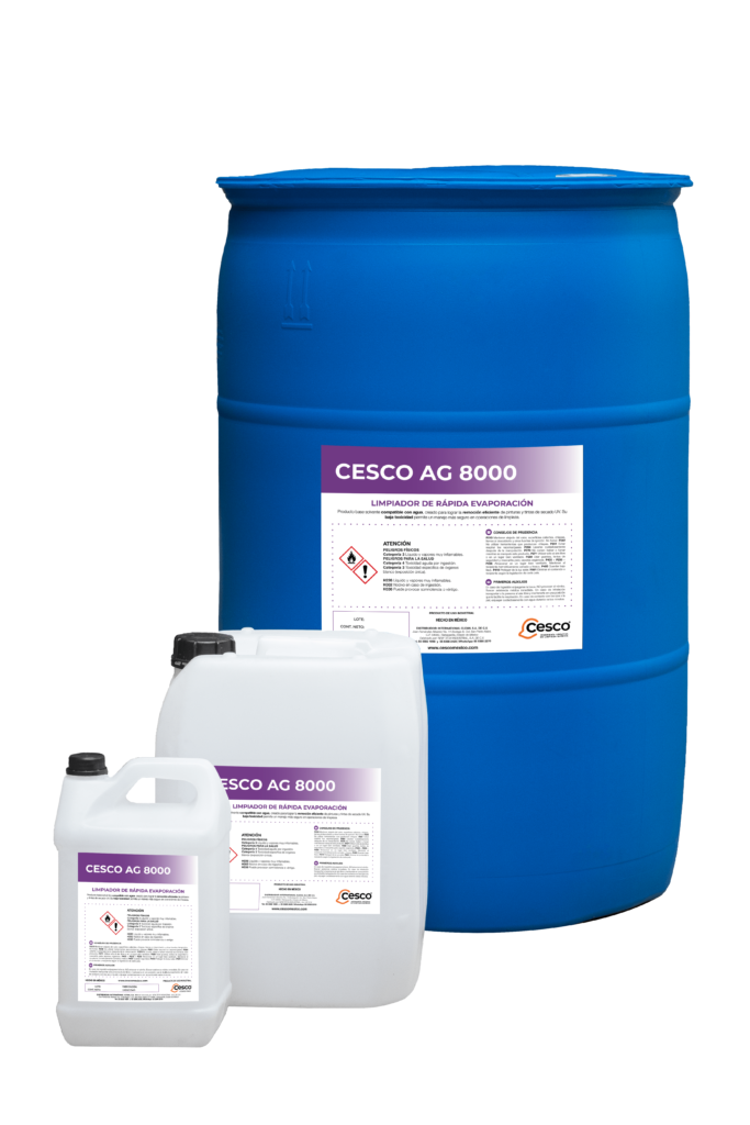 Limpiador De Rápida Evaporación | CESCO AG 8000 - CESCO MÉXICO