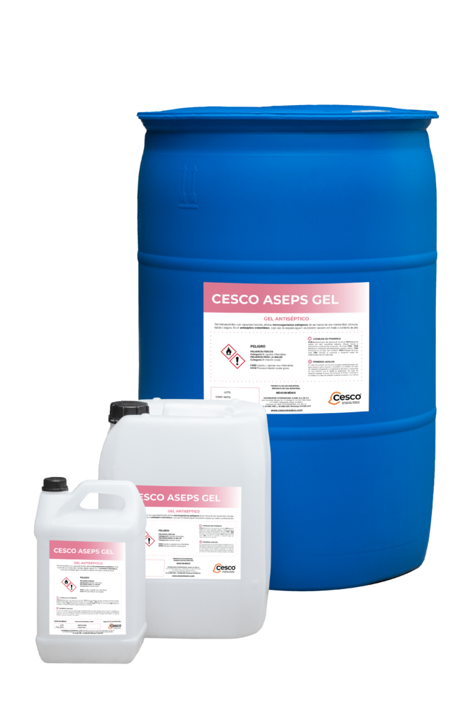 Alcohol Gel Antiséptico Para Manos | CESCO ASEPS GEL - CESCO MÉXICO