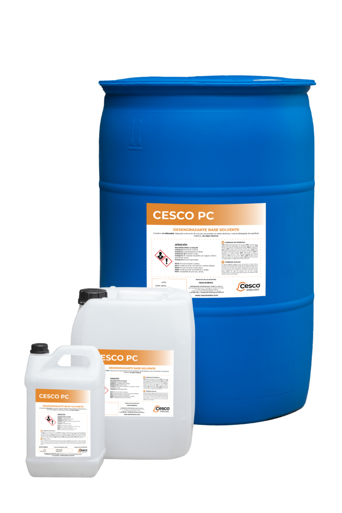 Desengrasante Base Solvente Percloroetileno | CESCO PC - CESCO MÉXICO